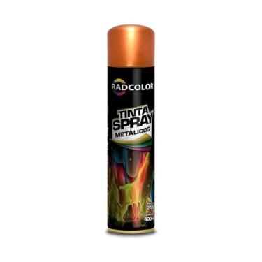 Imagem de Tinta Spray Metálica Cobre Radcolor Brilhante 400ml