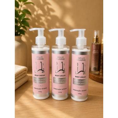 Imagem de Kit Creme Hidratante Corporal Árabe Yara Feminino 200g - Bello Charme