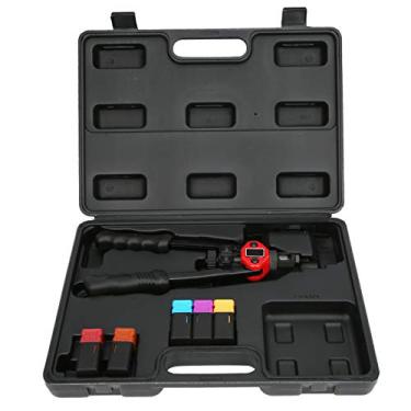 Imagem de Pistola de porca de rebite tipo empurrão, liga de ferroliga, 606 polegadas, plástico encaixotado para mão 632 832 1024 1/420 5/1618 Kit com chave inglesa