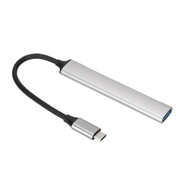 Imagem de Estação de acoplamento tipo C, hub tipo C de carregamento rápido multiporta Taxa de 5 Gbps para casa para telefone para computador tablet