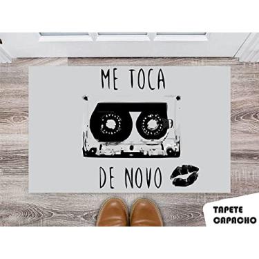 Imagem de Tapete Capacho Personalizado Fita Me Toca de Novo