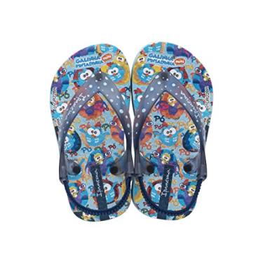 Imagem de Chinelo Galinha Pintadinha, Ipanema Kids, Bebê Unissex, Azul/Azul Transparente, 17/18