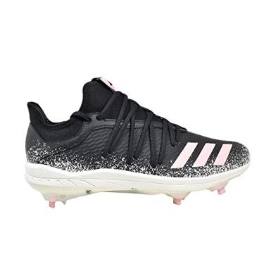Imagem de adidas Sapato de beisebol masculino Eh2367, Branco/Rosa glorial/Preto, 10.5