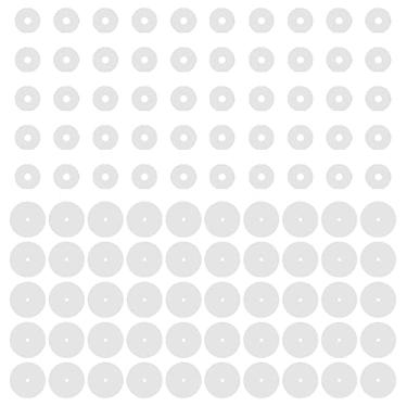 Imagem de BodyAce 100 peças de brincos de silicone transparente, disco de piercing transparente para piercing de pancada, almofadas de disco de plástico estabilizam o lóbulo da orelha, silicone plastico, outros