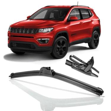 Imagem de Kit Par Palheta Limpador de Parabrisa Jeep Compass 2017 2018 2019