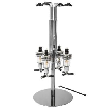 Imagem de Dispenser Bebidas Giratório Dosador Automático 4 Garrafas