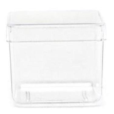Imagem de Caixinhas Acrílico 4X4 Transparente 100Un Lembrancinha Festa