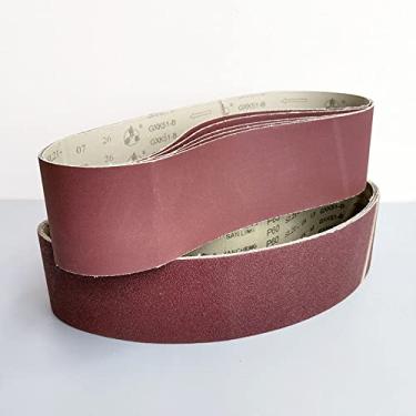 Imagem de 5 Pçs 100 * 915mm Correia de Lixagem. 4"; * 36"; Tela de lixamento. 915 x 100mm Banda Abrasiva Polimento Madeira, Metal. Grit 40-800 Mix Pack, 5 peças Grit 120