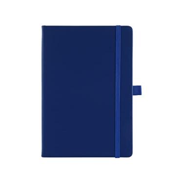 Imagem de Bloco de Notas Caderno 100 Folhas Governado pela Faculdade para Mulheres de Negócios Homens Estudantes Escolares Professores Escrevendo Nota, Azul, 1 PCS