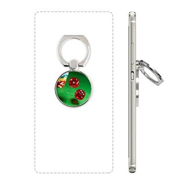 Imagem de Suporte para anel de telefone com foto verde de mesa de dados suporte de laço ajustável