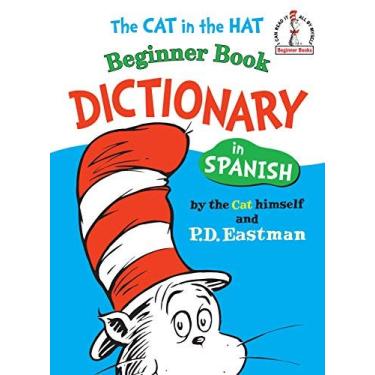 Imagem de Dr. Seuss Dicionário de livro The Cat in the Hat para iniciantes em espanhol