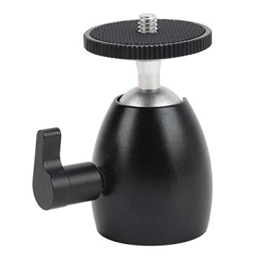 Imagem de Cabeça de tripé de alumínio, cabeça de mini bola antiderrapante de carga máxima de 4,4 lb com parafuso padrão de 1/4 para celular SLR