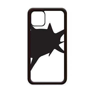 Imagem de Capa com estampa de biologia tubarão azul oceano preto para iPhone 11 Pro Max para Apple Mobile Case Shell