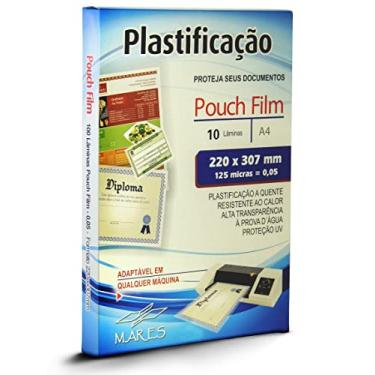 Imagem de Polaseal plástico para plastificação A4 220x307 0,05mm 10un