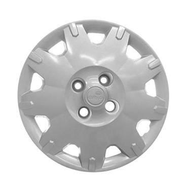 Imagem de Calota Aro Grid 14 Modelo Gm Celta/ Prisma 08/13 Prata Cubo Baixo Fixacao Parafuso Grid 175Cbptau.