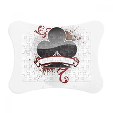 Imagem de Jogo de cartas de jogo, utensílios, lascas, moldura de quebra-cabeça, decoração de quadros, ornamento de jogos