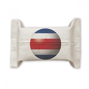 Imagem de Bolsa de linho de algodão com bandeira nacional da Costa Rica