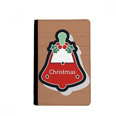 Imagem de Porta-cartões de Natal com ícone de desenho animado para passaporte Notecase Burse