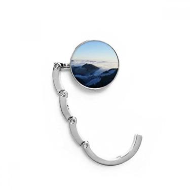 Imagem de Mountain Sky Clouds Fog Nature Town Toalha de mesa decorativa com fecho dobrável