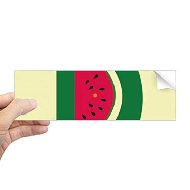 Imagem de DIYthinker D Alfabeto melancia fruta linda estampa retangular para-choque adesivo notebook janela decalque