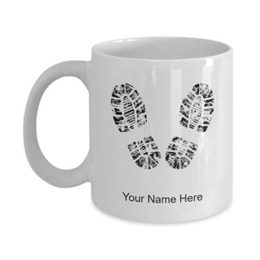 Imagem de Caneca personalizada Vector-bootprint, xícara de café Vector-bootprint, ideia de presente Vector-bootprint, copo personalizado Vector-bootprint - caneca de café 325 ml