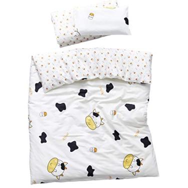 Imagem de Meju – Capa de edredom 100% algodão + conjunto de cama com zíper para bebês meninos e meninas, 6
