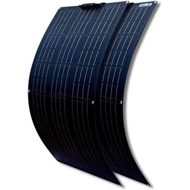 Imagem de Módulo Solar Flexível Com Conectores, Painel Solar 2X 300w 18V, Kit De Painel Solar 600W Para Marinha, RV, Cabine, Van, Carro E Superfícies Irregulares,Hilarious123