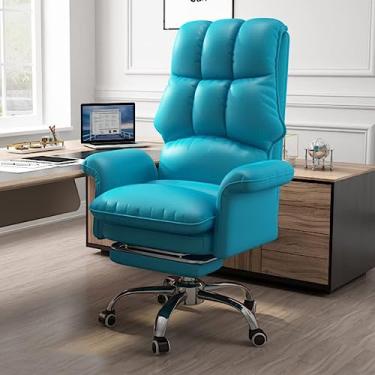 Imagem de Cadeira de escritório executiva grande e alta, cadeira de computador ergonômica com tecnologia AIR e camadas inteligentes Cadeira executiva de espuma de elite premium com encosto alto - almofada de