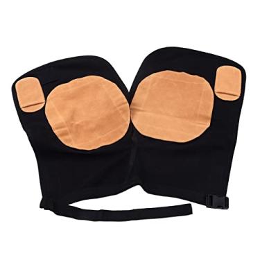 Imagem de avental de cavalo, avental de ferrador de cavalo de couro de vaca destacável feito à mão em lona requintada para fazenda