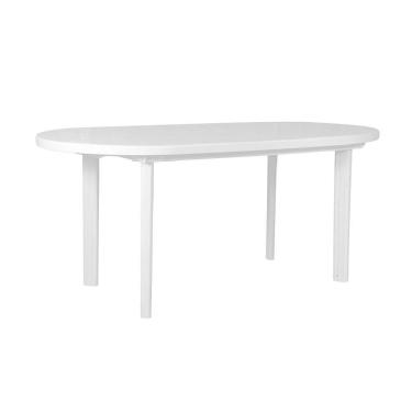 Imagem de Mesa Plástica Para 6 Cadeiras Cordoba 170x80 Branca