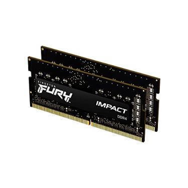 Imagem de KF426S15IBK2/16 - Kit de memórias de 16GB (2 x 8GB) SODIMM DDR4 2666Mhz FURY Impact 1,2V 1Rx8 260 pinos para notebook