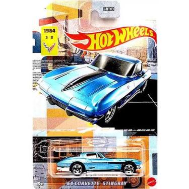 Imagem de Chevrolet Corvette Stingray 1964 Premium Hot Wheels 1/64 - Mattel