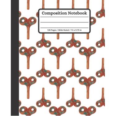 Imagem de Steampunk Composition Notebook: Wide Ruled Lined Paper Notebook Journal, Workbook for Kids, Teens and Students, for Back to School and Home College Writing Notes.