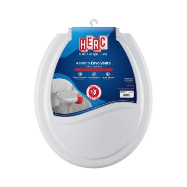 Imagem de Assento Sanitario Oval Envolvente Ideale Cinza Claro - Herc
