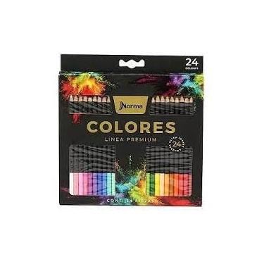 Imagem de LAPIS DE COR PREMIUM NORMA C/24 CORES