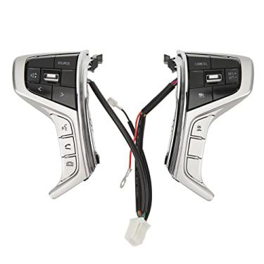 Imagem de Interruptor De áudio De Cruzeiro Do Volante Vomeko, Interruptor De Controle Do Volante Multifuncional B Luetooth Audio, Interruptor De Botão Do Volante Para Mitsubishi Pajero Sport 2015-2023