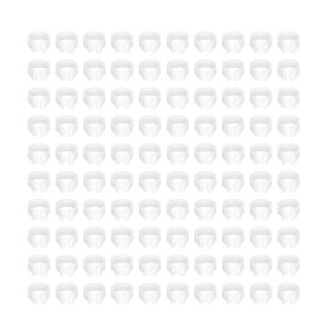 Imagem de Anel de Perna de Aves, Anéis de Perna de Pombos Compactos para Identificação e Marcação de Pombos(Branco)