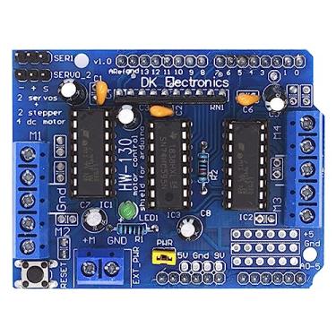 Imagem de Eagles L293D DC Motor Drive, 1 peça de módulo de proteção de controle de motor de passo placa de expansão compatível com Arduino, Diecimila, Duemilanove, Arduino UNO, Arduino Mega 2560