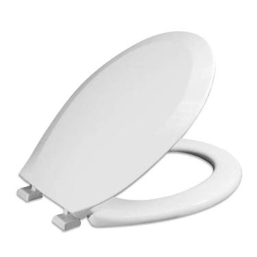 Imagem de Assento Resina Oval Luxo para Louça Tupan Branco