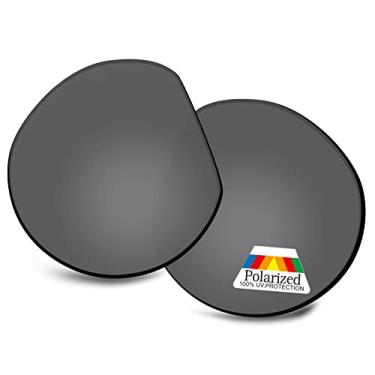 Imagem de Bwake Lentes de reposição para óculos de sol Oakley Clifden OO9440 - preto escuro polarizado