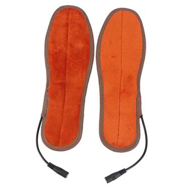 Imagem de 1 par de palmilhas aquecidas de inverno Palmilha quente Palmilhas de aquecimento Palmilhas elétricas Palmilhas de inverno Forro de meias Palmilha térmica Palmilhas aquecidas USB Palmilhas aquecidas pa