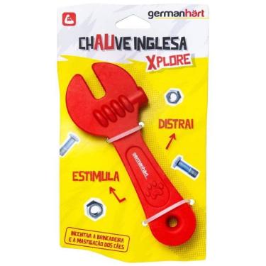 Imagem de Brinquedo ChAUve Inglesa Xplore Germanhart Mordedor Formato de Chave Inglesa Para Cães