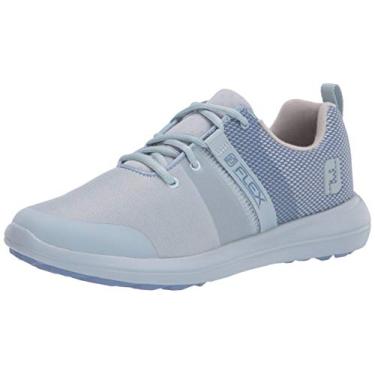 Imagem de FootJoy Sapato de golfe feminino Flex, Azul, 5