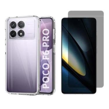 Imagem de Capa Transparente + Película Privativa Para Poco F6 5G Pro - DB