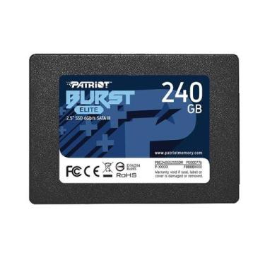 Imagem de SSD 240 GB Patriot Burst Elite 2.5" SATA III Leitura: 450MB/s e Gravaç