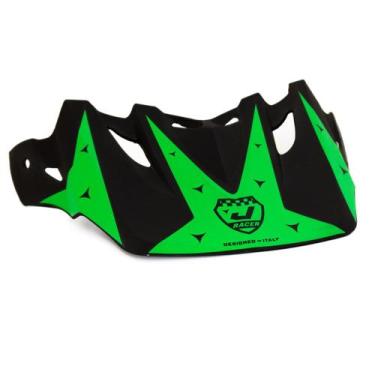 Imagem de Pala Capacete Pro Tork Th1 Jett Evolution 2, PRETO - VERDE, Único