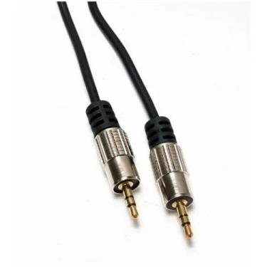Imagem de Cabo p2 stereo x p2 stereo 1,80m preto metal tekflex