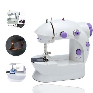 Imagem de Maquina Portátil de Costura Elétrica 12 Pontos Reto Bivolt Uso Domésti