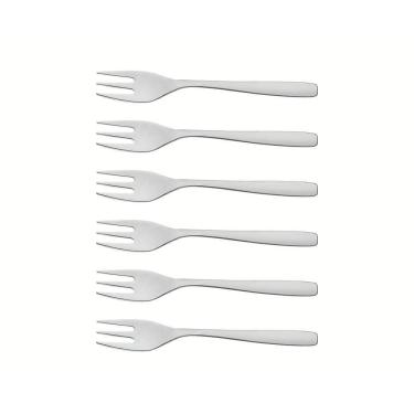 Imagem de Jogo De Garfos Para Petiscos Tramontina Amazonas Em Aço Inox 6 Peças Tramontina