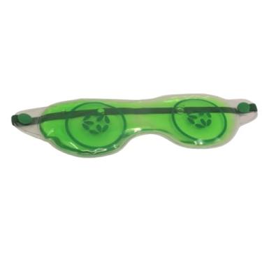 Imagem de Máscara Térmica em gel para redução de Olheiras/Spa em casa/Máscara Relaxante/Máscara para dormir - COR VERDE